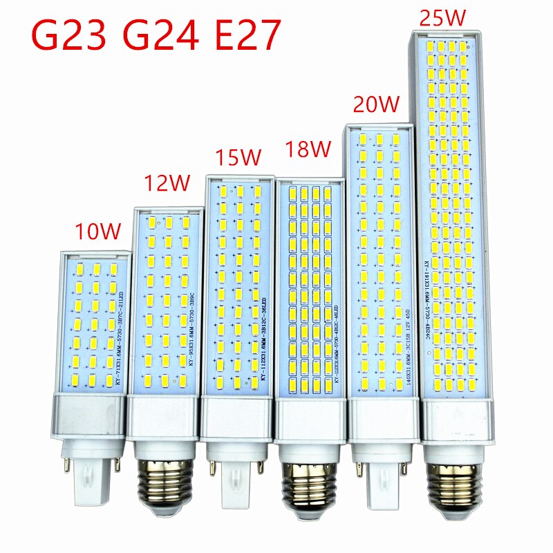 5 / g23 g24 e27 led  12W 27Leds 5730 LED  ..